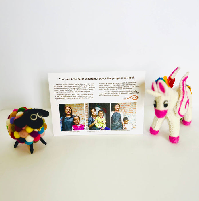The Winding Road - Toys - Unicorn - White - Small