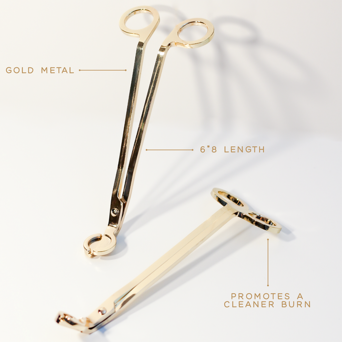 Poured Goods - Gold Wick Trimmers