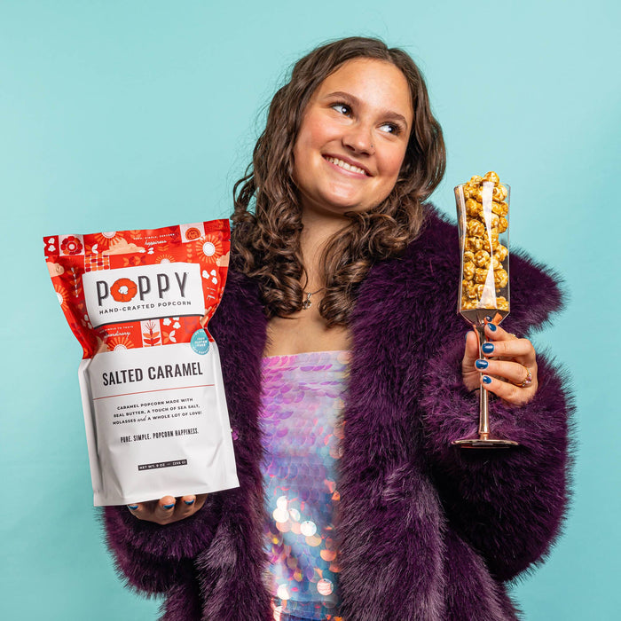 Poppy Hand-Crafted Popcorn Salted Caramel Popcorn