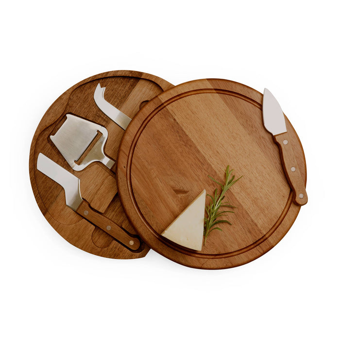 Picnic Time Family of Brands - Acacia Circo Cheese Cutting Board & Tool Set