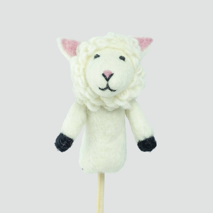 The Winding Road Felt Finger Puppets-assorted Barnyard Buddies