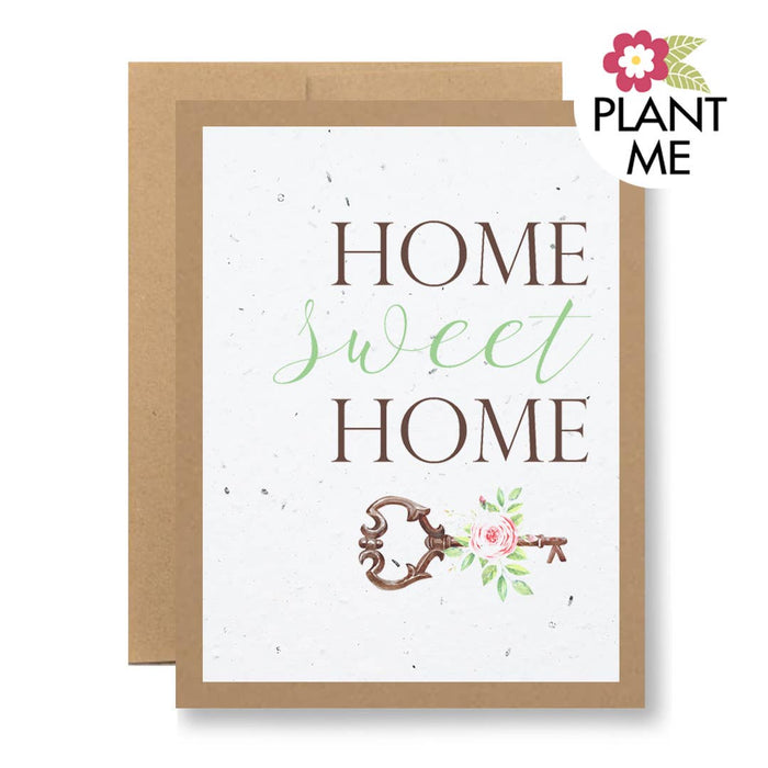 Seedy Cards - Plantable Seed Paper Greeting Card - Home Sweet Home