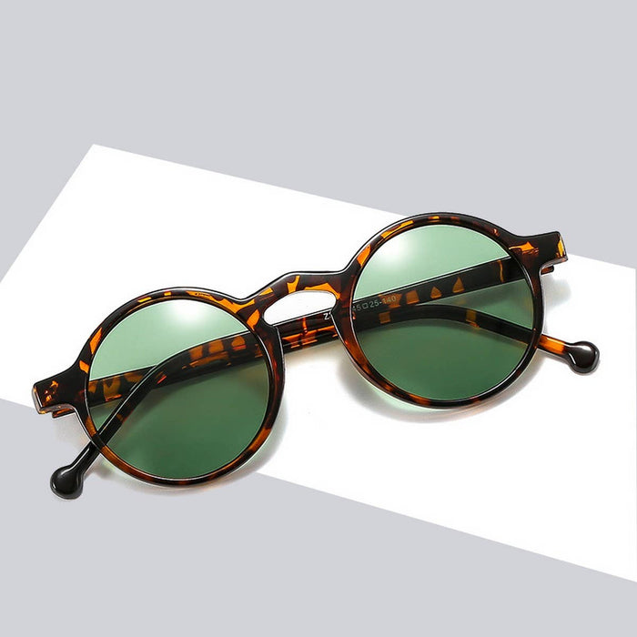 ACCITY - ROUND FRAME TINTED LENS FASHION GLASSES UNISEX_CWASG0286