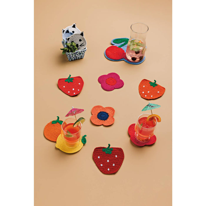 Danica Jubilee - Meow & Furever Crochet Coasters Set of 4 Assorted