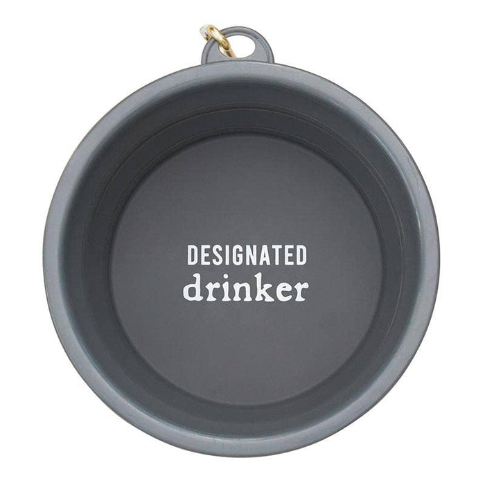 Santa Barbara Design Studio by Creative Brands Large Collapsible Dog Bowl - Designated Drinker