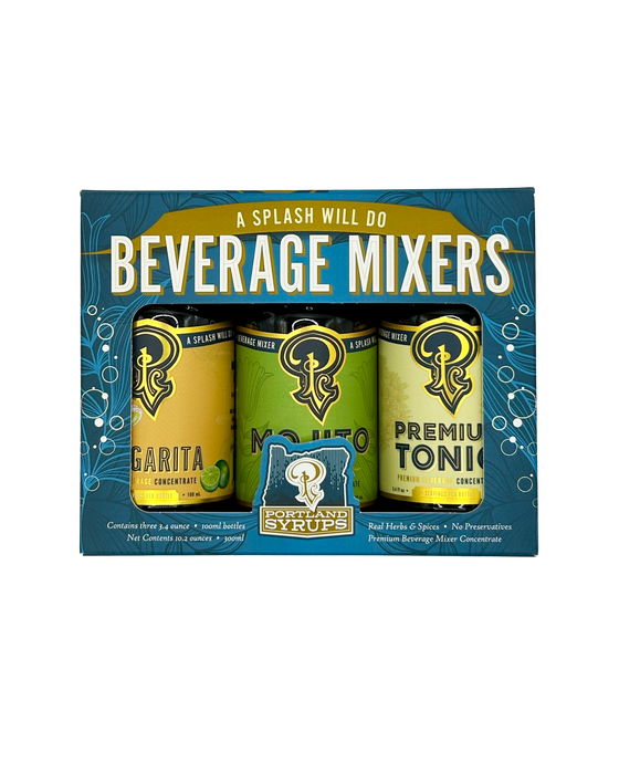 Portland Syrups - Gift Set - Blue Classic Cocktail Drink Mixers