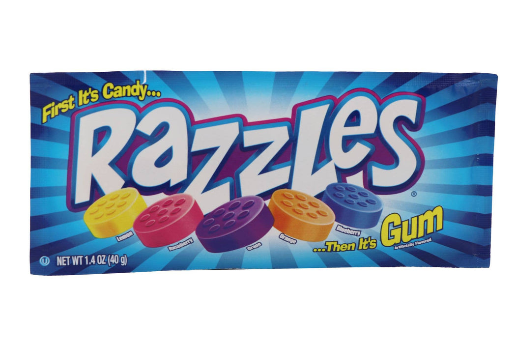 Grandpa Joe's Candy Shop - Razzles Candy Plain, 24ct