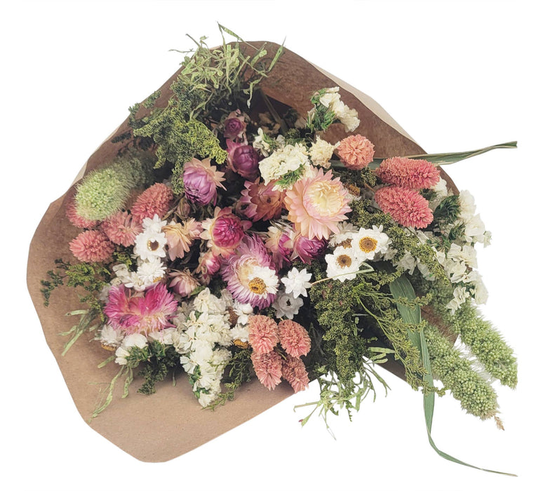 Andaluca - Pink Strawflower Love Floral Bouquet #207