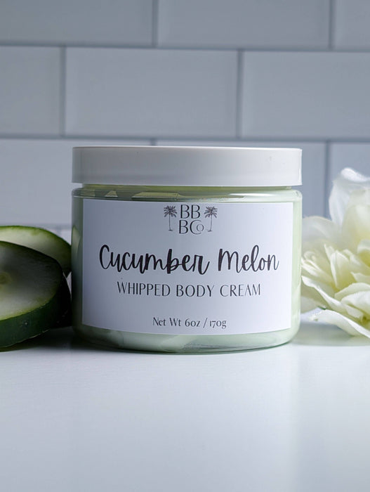 Beachy Bubbles Bath Co - Cucumber Melon Whipped Body Cream - Spring 2026