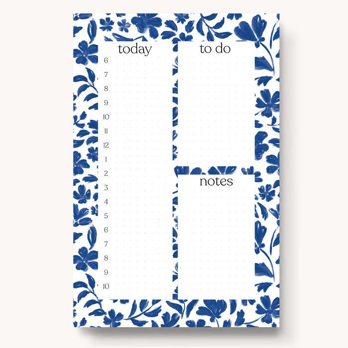 Elyse Breanne Design - Floral Daily Planner Notepad