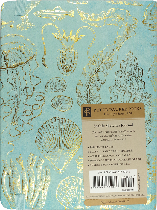 Peter Pauper Press - Sealife Sketches Journal