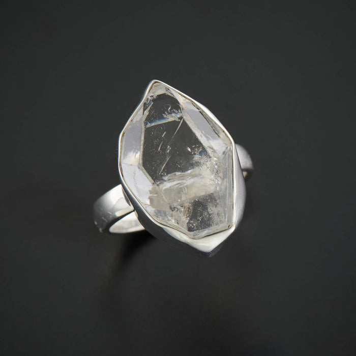 Nugent Jewelry - HERKIMER DIAMOND STERLING SILVER RING