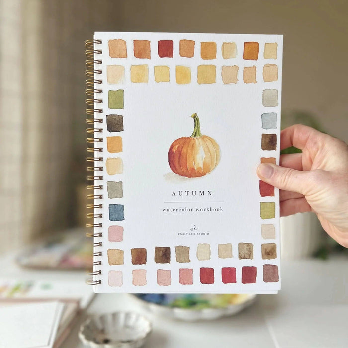 emily lex studio - Autumn watercolor workbook
