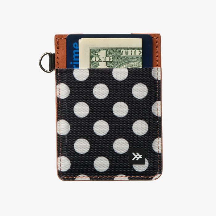 Thread - Polka Dot - Vertical Leather Wallet