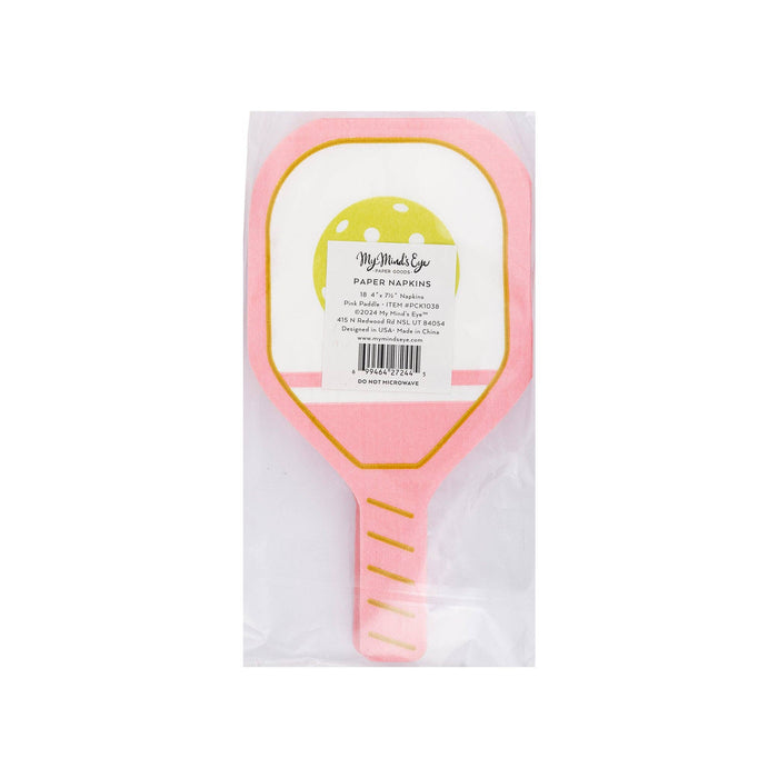 My Mind’s Eye - PCK1038 - Pink Paddle Paper Dinner Napkin