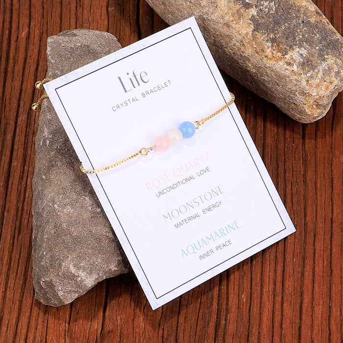 Gypsy Soul - Gold Chain Empowerment Bracelets - Life - 6 Pcs