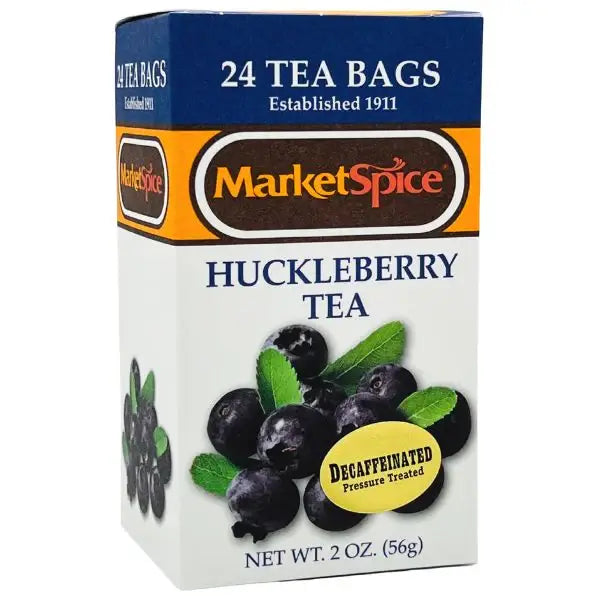 MARKETSPICE - Huckleberry Decaf 24ct Teabag Box