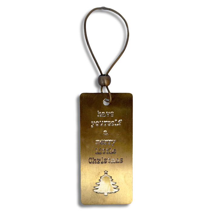 French Graffiti - Have Yourself a Merry Christmas Bottle Tag