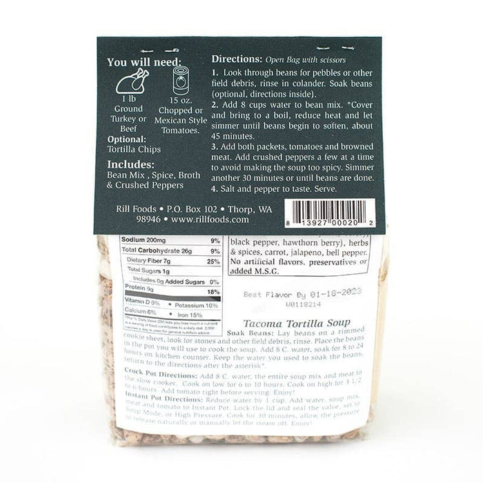 Rill Foods - Large Tacoma Tortilla Soup Mix