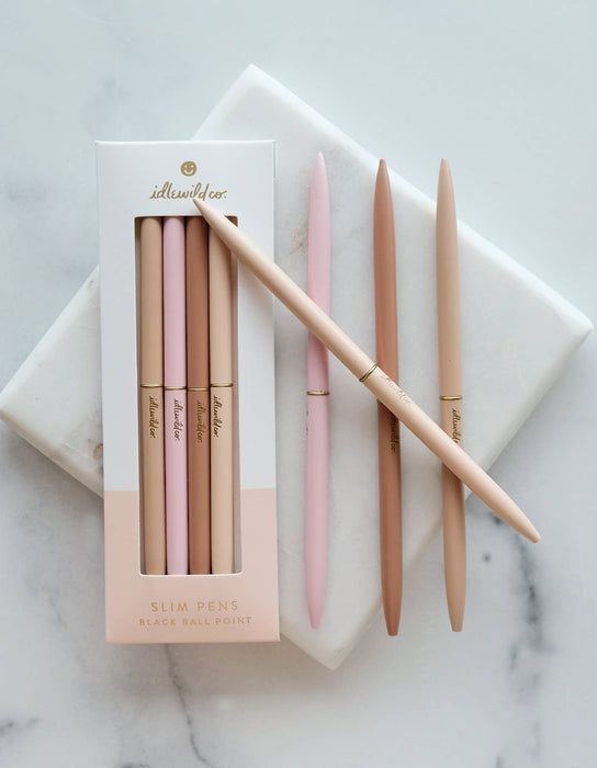 Idlewild Co. - Slim Pen, Set of Four | Spectrum Nude Blush (Neutrals)