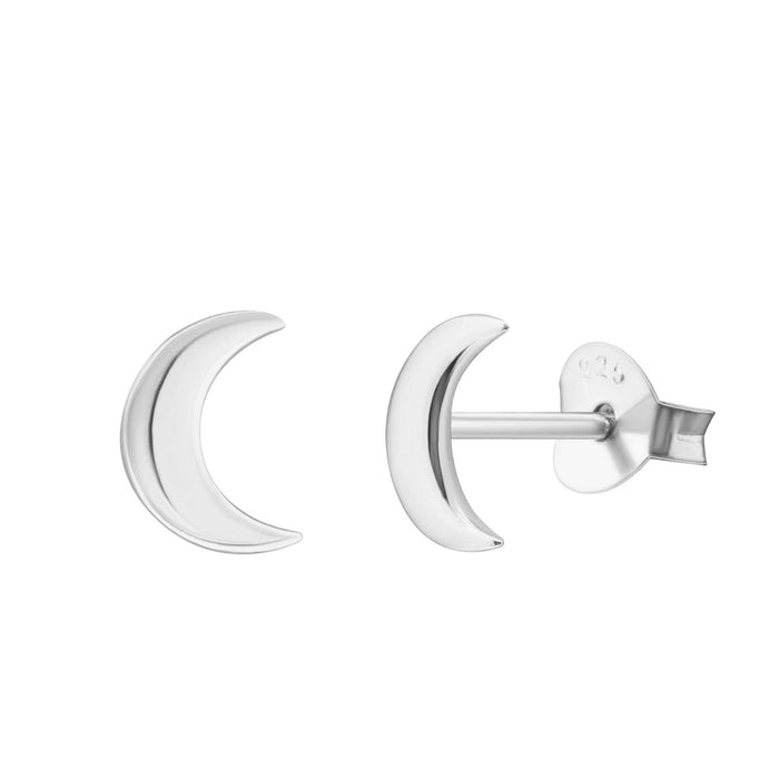 Stowaway Jewelry - Studs - Crescent