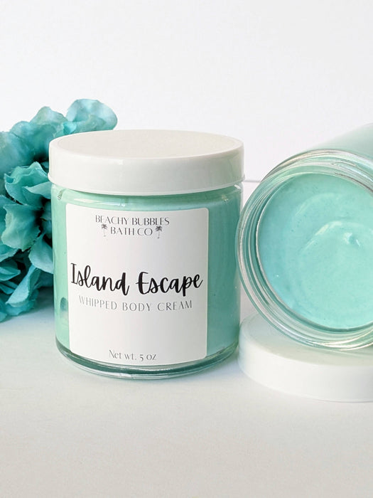 Beachy Bubbles Bath Co Island Escape Whipped Body Cream