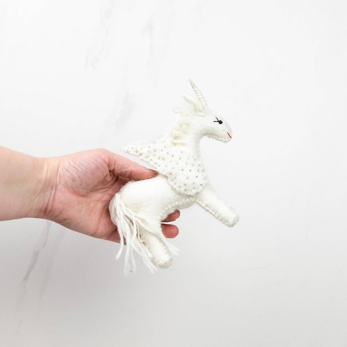 The Winding Road - Toys - Unicorn - White - Small