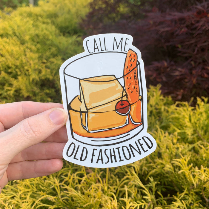 Moonlight Makers - Call Me Old Fashioned - Die Cut Sticker