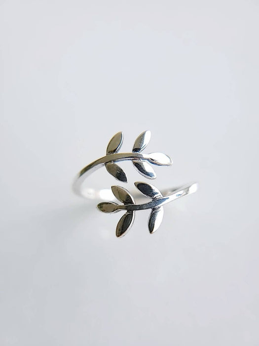 Ring Lizard Jewelry - Leaf Ring – Sterling Silver