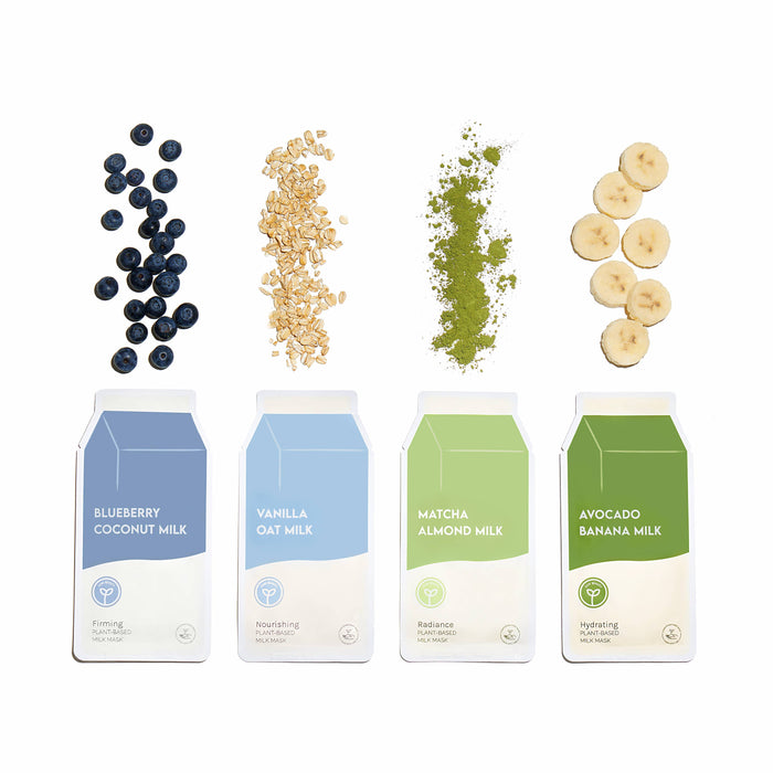 ESW Beauty - Blueberry Coconut Milk Firming Plant-Based Milk Sheet Mask