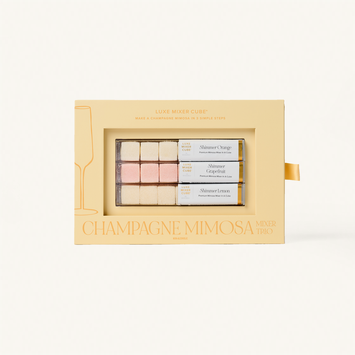 TEASPRESSA | LUXE Mixer Cube - Champagne Mimosa Mixer Kit