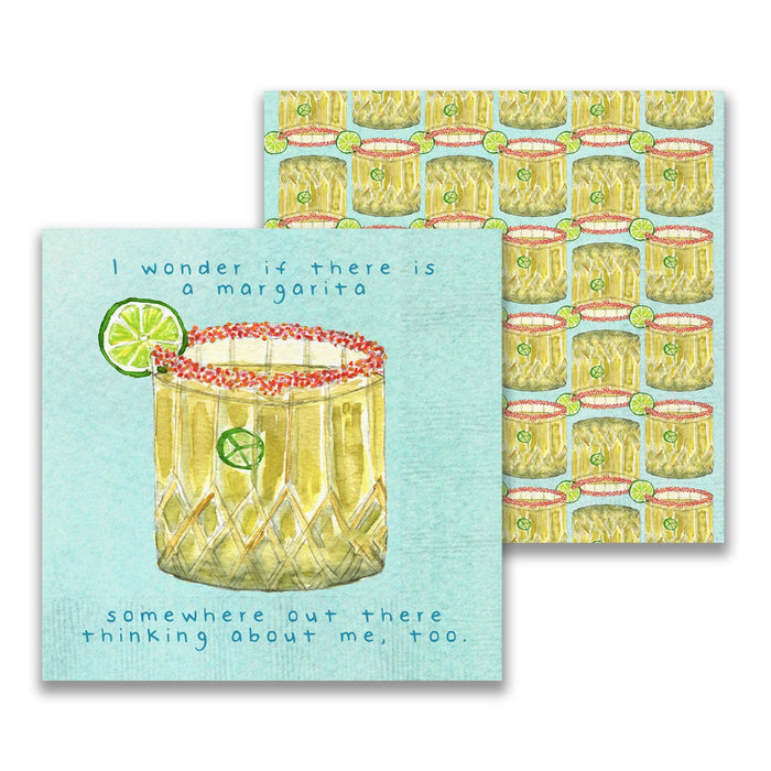 French Graffiti - Margarita Somewhere Cocktail Napkin