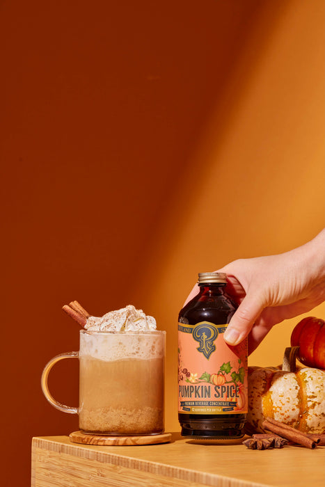 Portland Syrups - Pumpkin Spice Syrup 12 oz - coffee, tea, cocktail mixer