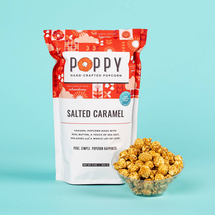 Poppy Hand-Crafted Popcorn Salted Caramel Popcorn