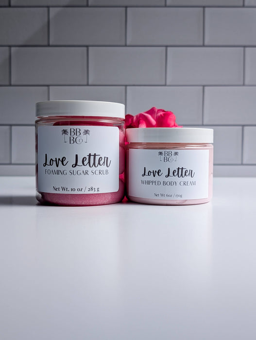 Beachy Bubbles Bath Co - Love Letter Whipped Body Cream - Spring 2026
