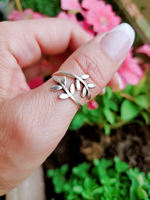 Ring Lizard Jewelry - Leaf Ring – Sterling Silver