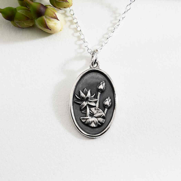 Nina Designs - Sterling Silver Birthflower Necklaces