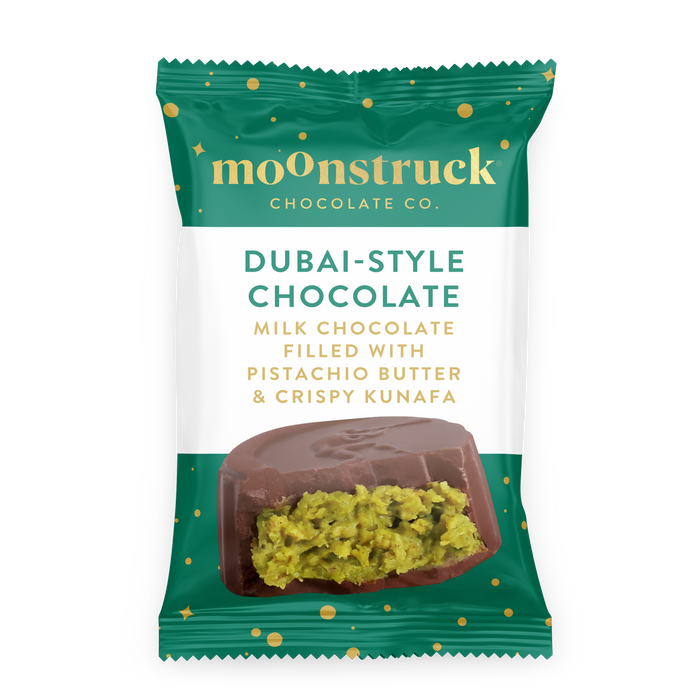 Moonstruck Chocolate Co - Dubai Chocolate individully wrapped bite size pieces in bulk