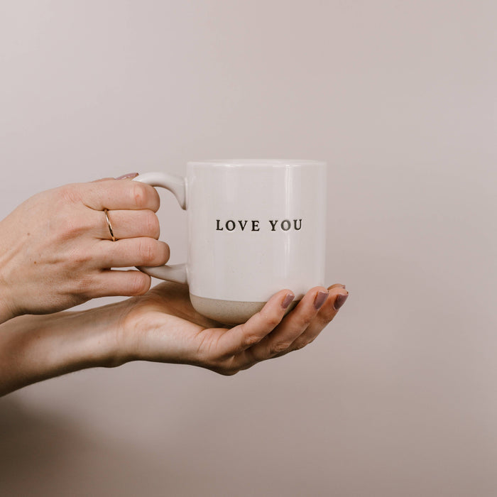 Sweet Water Decor Love You Stoneware Coffee Mug