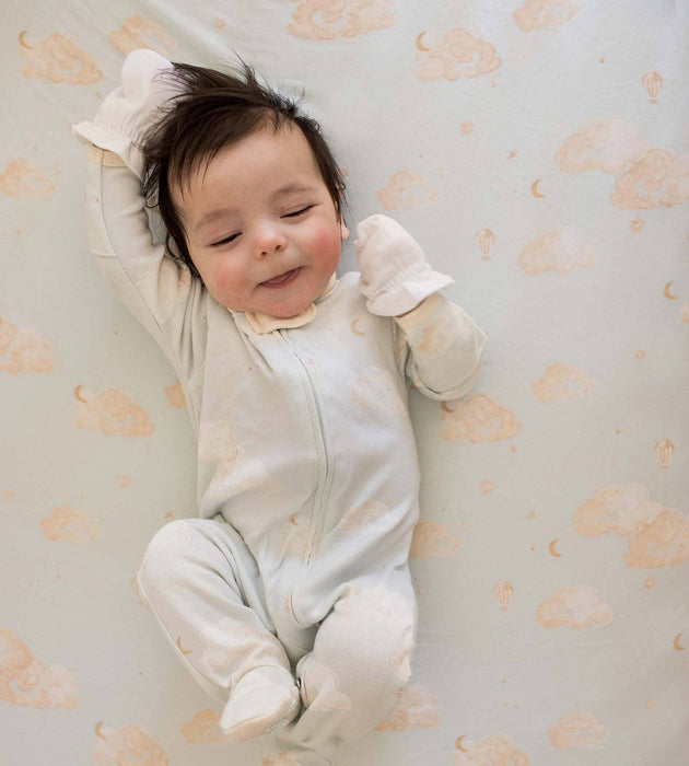 Burt's Bees Baby - Good Night Sky Organic Cotton Sleep & Play - Ice Flow