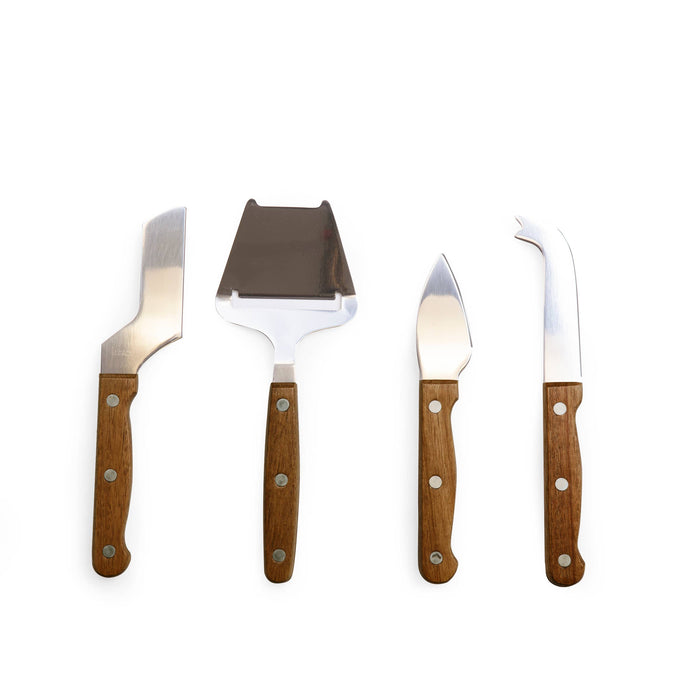 Picnic Time Family of Brands - Acacia Circo Cheese Cutting Board & Tool Set