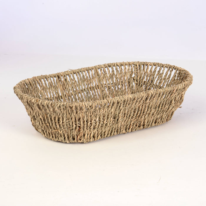 Willow Group - Oval Seagrass Bowl Basket 14"