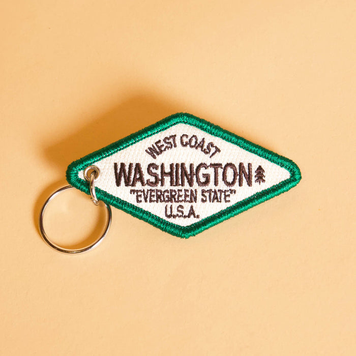 Tender Loving Empire - WA Evergreen State Patch Keychain