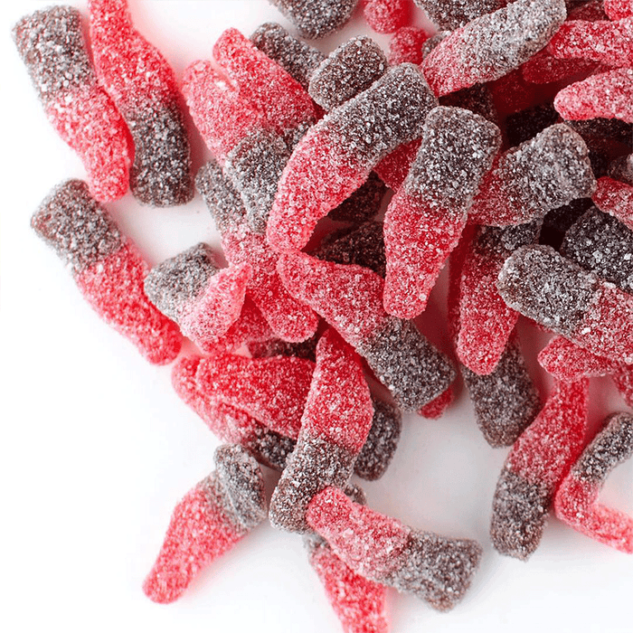 Candy Club Sour Cherry Cola Bottle Gummies