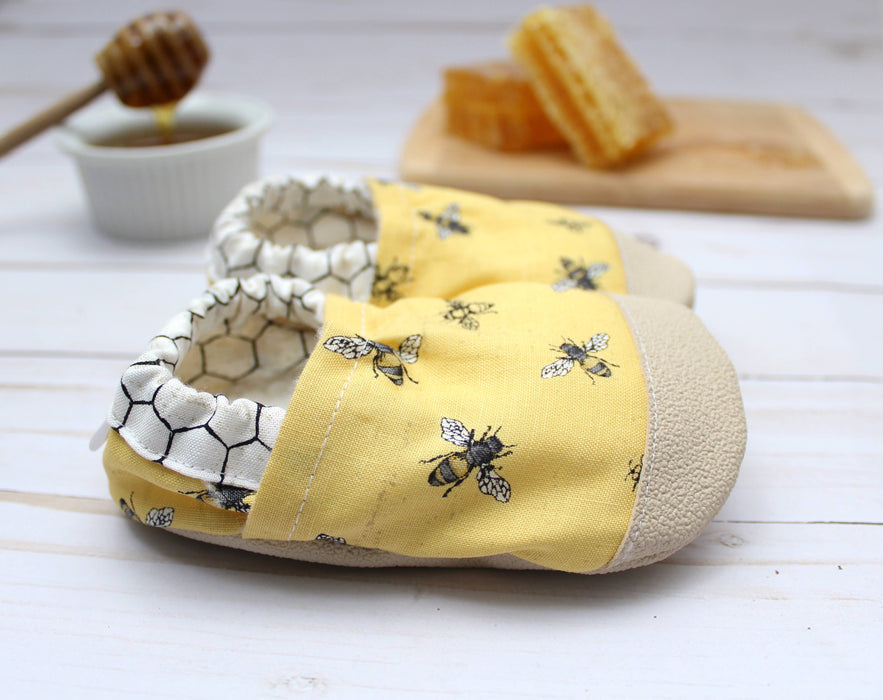 Scooter Booties Honey Bee Baby Shoes