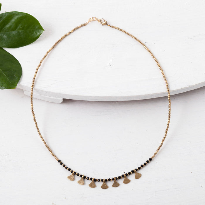 Baizaar - Triangle Drop Color Necklace