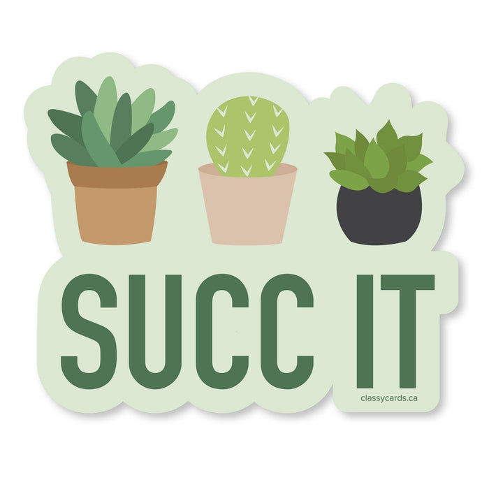 Classy Cards Creative - Succ It Vinyl Sticker