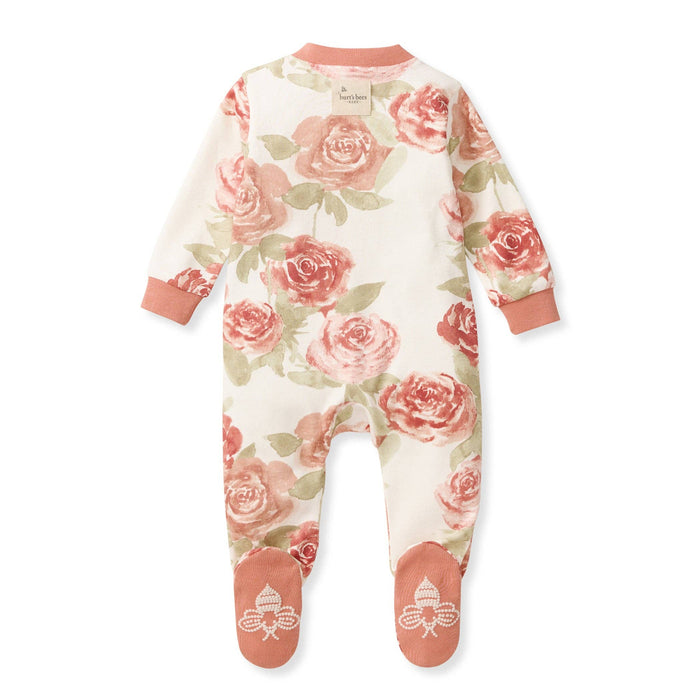 Burt's Bees Baby - Autumn Rose Garden Organic Cotton Sleep & Play Footed