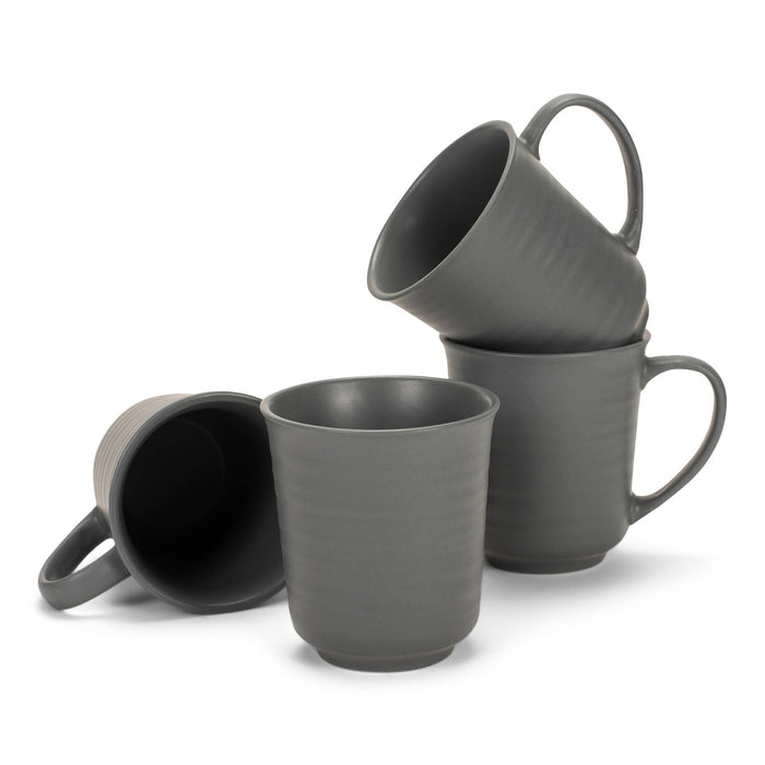 EAST AVENUE - Black Matte Glaze Finish 17 oz PRICE IS PER MUG