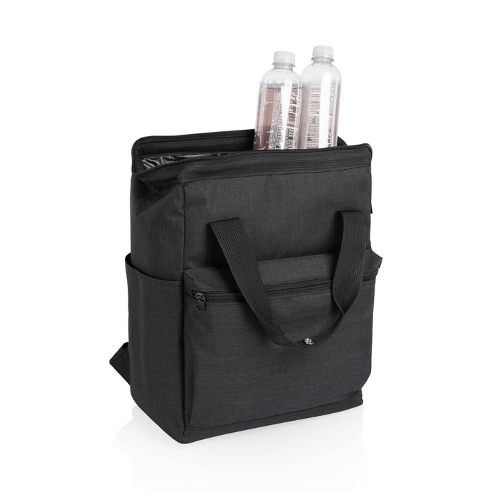 Picnic Time Family of Brands - 15 Can Backpack Cooler, (Heathered Black)